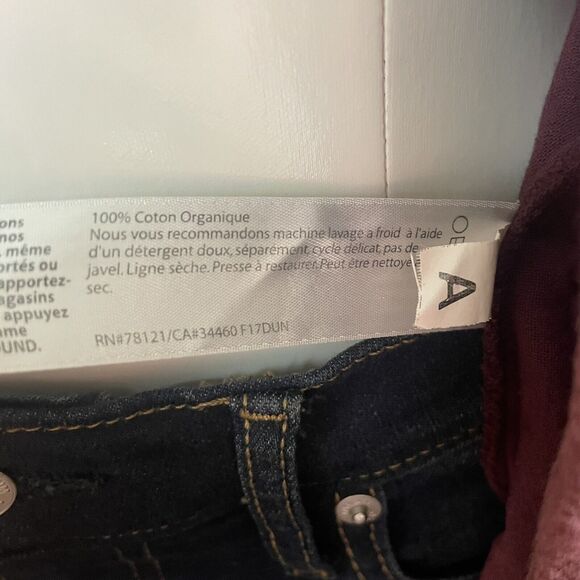 Eileen Fisher  Burgandy Ripple Texture Snap Front Organic Cotton Jacket S - Picture 8 of 10